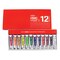 Holbein Artists' Watercolors - Set of 12, Assorted Colors, 15 ml Tubes